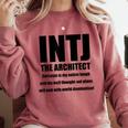 INTJ Architect Personality Introvert Sarcastic Comfort Colors Sweatshirt Crimson INTJ Architect Personality Introvert Sarcastic Comfort Colors Sweatshirt Crimson
