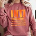 INTJ Architect Personality Introvert Sarcastic Orange Comfort Colors Sweatshirt Crimson INTJ Architect Personality Introvert Sarcastic Orange Comfort Colors Sweatshirt Crimson