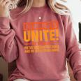 Introvert Antisocial Sarcasm Introverts Unite Anti Social Comfort Colors Sweatshirt Crimson
