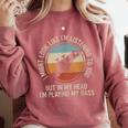 Introvert Bass Guitarist Musician Playing Bass Guitar Comfort Colors Sweatshirt Crimson Introvert Bass Guitarist Musician Playing Bass Guitar Comfort Colors Sweatshirt Crimson