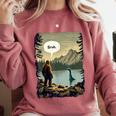 Introvert Bigfoot Sasquatch Loch Ness Monster Bruh Comfort Colors Sweatshirt Crimson Introvert Bigfoot Sasquatch Loch Ness Monster Bruh Comfort Colors Sweatshirt Crimson