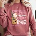 Introvert Guitarist Expressing Words Through Guitar Melody Comfort Colors Sweatshirt Crimson Introvert Guitarist Expressing Words Through Guitar Melody Comfort Colors Sweatshirt Crimson