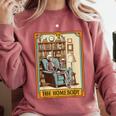 Introvert Homebody Awkward Skeleton The Homebody Tarot Card Comfort Colors Sweatshirt Crimson Introvert Homebody Awkward Skeleton The Homebody Tarot Card Comfort Colors Sweatshirt Crimson