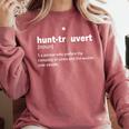 Introvert Hunter Definition Sarcastic Wildlife Hunting Humor Comfort Colors Sweatshirt Crimson Introvert Hunter Definition Sarcastic Wildlife Hunting Humor Comfort Colors Sweatshirt Crimson