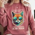 Introvert Joke For Introversion Personality Pity Party Comfort Colors Sweatshirt Crimson