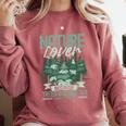 Introvert Nature Lover Introverted Forest Lover & Tree Comfort Colors Sweatshirt Crimson Introvert Nature Lover Introverted Forest Lover & Tree Comfort Colors Sweatshirt Crimson