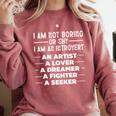 Introvert Not Boring Artist Lover Dreamer Fighter Seeker Comfort Colors Sweatshirt Crimson Introvert Not Boring Artist Lover Dreamer Fighter Seeker Comfort Colors Sweatshirt Crimson