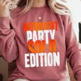 Introvert Party Solo Edition Sarcastic People Hater Comfort Colors Sweatshirt Crimson Introvert Party Solo Edition Sarcastic People Hater Comfort Colors Sweatshirt Crimson