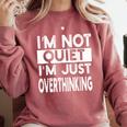 Introvert Quote Comfort Colors Sweatshirt Crimson Introvert Quote Comfort Colors Sweatshirt Crimson