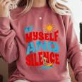 Introvert Relaxation Me Myself And Silence Summer Vacation For Men Women Comfort Colors Sweatshirt Crimson Introvert Relaxation Me Myself And Silence Summer Vacation For Men Women Comfort Colors Sweatshirt Crimson