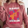 Introvert Singers Singing Sad Song Classical Music Lovers Comfort Colors Sweatshirt Crimson Introvert Singers Singing Sad Song Classical Music Lovers Comfort Colors Sweatshirt Crimson