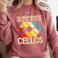 Im An Introvert Unless You Talk About Cellos Comfort Colors Sweatshirt Crimson Im An Introvert Unless You Talk About Cellos Comfort Colors Sweatshirt Crimson