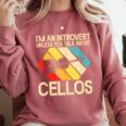 Im An Introvert Unless You Talk About Cellos Comfort Colors Sweatshirt Crimson Im An Introvert Unless You Talk About Cellos Comfort Colors Sweatshirt Crimson
