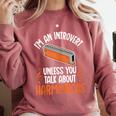 Im An Introvert Unless You Talk About Harmonicas Comfort Colors Sweatshirt Crimson Im An Introvert Unless You Talk About Harmonicas Comfort Colors Sweatshirt Crimson