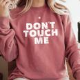 Introverted Antisocial Introspective Loner For Introvert Comfort Colors Sweatshirt Crimson