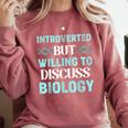Introverted Biology Science Biologist Introverts Comfort Colors Sweatshirt Crimson Introverted Biology Science Biologist Introverts Comfort Colors Sweatshirt Crimson