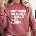 Introverted But Fossil Hunting Introvert Fossil Hunter Comfort Colors Sweatshirt Crimson Introverted But Fossil Hunting Introvert Fossil Hunter Comfort Colors Sweatshirt Crimson