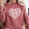 Introverted All Peopled Out Comfort Colors Sweatshirt Crimson Introverted All Peopled Out Comfort Colors Sweatshirt Crimson