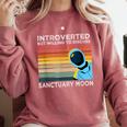 Introverted But Willing To Discuss Sanctuary Moon Comfort Colors Sweatshirt Crimson Introverted But Willing To Discuss Sanctuary Moon Comfort Colors Sweatshirt Crimson