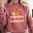 Introverts Cat Lover Introvert Antisocial Cats Anti Social Comfort Colors Sweatshirt Crimson Introverts Cat Lover Introvert Antisocial Cats Anti Social Comfort Colors Sweatshirt Crimson
