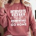 Introverts Unite Quiet Observer Introverted Antisocial Comfort Colors Sweatshirt Crimson Introverts Unite Quiet Observer Introverted Antisocial Comfort Colors Sweatshirt Crimson