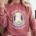 It's A Beautiful Day To Leave Me Alone Introvert Comfort Colors Sweatshirt Crimson It's A Beautiful Day To Leave Me Alone Introvert Comfort Colors Sweatshirt Crimson