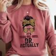 It's Miss Ms Mrs Dr Actually Doctor Graduation Appreciation Comfort Colors Sweatshirt Crimson
