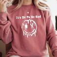 It's Ok To Be Sad Lonely Introvert Comfort Colors Sweatshirt Crimson It's Ok To Be Sad Lonely Introvert Comfort Colors Sweatshirt Crimson