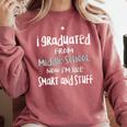 Junior High Graduate 2024 Middle School Graduation Comfort Colors Sweatshirt Crimson