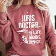 Juris Doctor Of Jurisprudence Law School Graduation Comfort Colors Sweatshirt Crimson