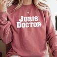 Juris Doctor Shirt -Juris Doctor Law School Graduation Shirt Comfort Colors Sweatshirt Crimson