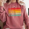 Just Pretend I Am Not Here Sarcastic Introvert Life Comfort Colors Sweatshirt Crimson
