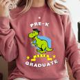 Kids Dinosaur Pre-K Graduation TShirt Kids Preschool Graduation Comfort Colors Sweatshirt Crimson