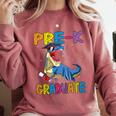 Kids Pre-K Graduate Dinosaur T-Rex Pre Kindergarten Graduation Comfort Colors Sweatshirt Crimson