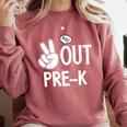 Kids Pre-K Graduation Kids Toddlers Comfort Colors Sweatshirt Crimson