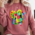 Kids Teens Graduation I Heart My Teachers I Love My Teachers Comfort Colors Sweatshirt Crimson