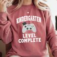 Kindergarten Gamer Graduate Graduation Comfort Colors Sweatshirt Crimson