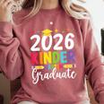 Kindergarten Graduate 2026 Preschool Graduation Kid Boy Girl Comfort Colors Sweatshirt Crimson