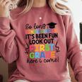 Kindergarten Graduation Graduate 1st Grade Here I Come Kids Comfort Colors Sweatshirt Crimson
