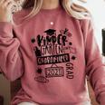 Kindergarten Graduation Quarantine Kindergarten Graduate Comfort Colors Sweatshirt Crimson