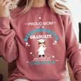 Kindergarten Graduation Shirts 2018-Proud Mom Tee Comfort Colors Sweatshirt Crimson