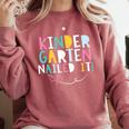 KINDERGARTEN Graduation TShirt 2018 Last Day Of School Comfort Colors Sweatshirt Crimson