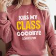 Kiss My Class Goodbye Shirt 2019 Graduation Shirt Comfort Colors Sweatshirt Crimson