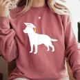 Labrador Retriever Graduation Dog Graduate For Men Women Kids Comfort Colors Sweatshirt Crimson