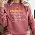 Latibulate Dictionary Definition For Introverts Comfort Colors Sweatshirt Crimson Latibulate Dictionary Definition For Introverts Comfort Colors Sweatshirt Crimson