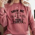 Law School Graduation Bar Exam Comfort Colors Sweatshirt Crimson