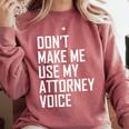 Lawyer Law School Graduation Attorney Men Women Comfort Colors Sweatshirt Crimson