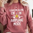 Leave Me Alone I’m In Airplane Mode Grumpy Introvert Comfort Colors Sweatshirt Crimson Leave Me Alone I’m In Airplane Mode Grumpy Introvert Comfort Colors Sweatshirt Crimson