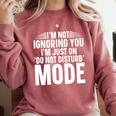 Leave Me Alone Tee Introvert Humor Comfort Colors Sweatshirt Crimson