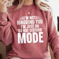 Leave Me Alone Tee Introvert Humor Comfort Colors Sweatshirt Crimson